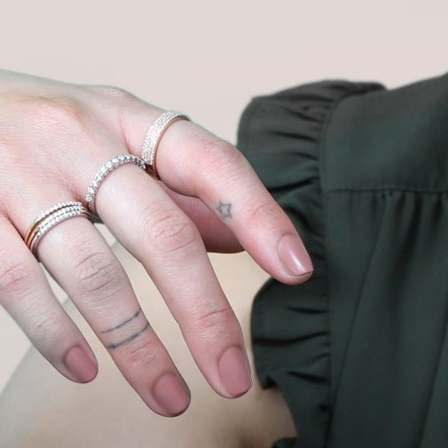 Diamond Bar Eternity Ring Rings Estellacollection #product_description# 17298 14k Band Birthstone #tag4# #tag5# #tag6# #tag7# #tag8# #tag9# #tag10# 14K Rose Gold 6