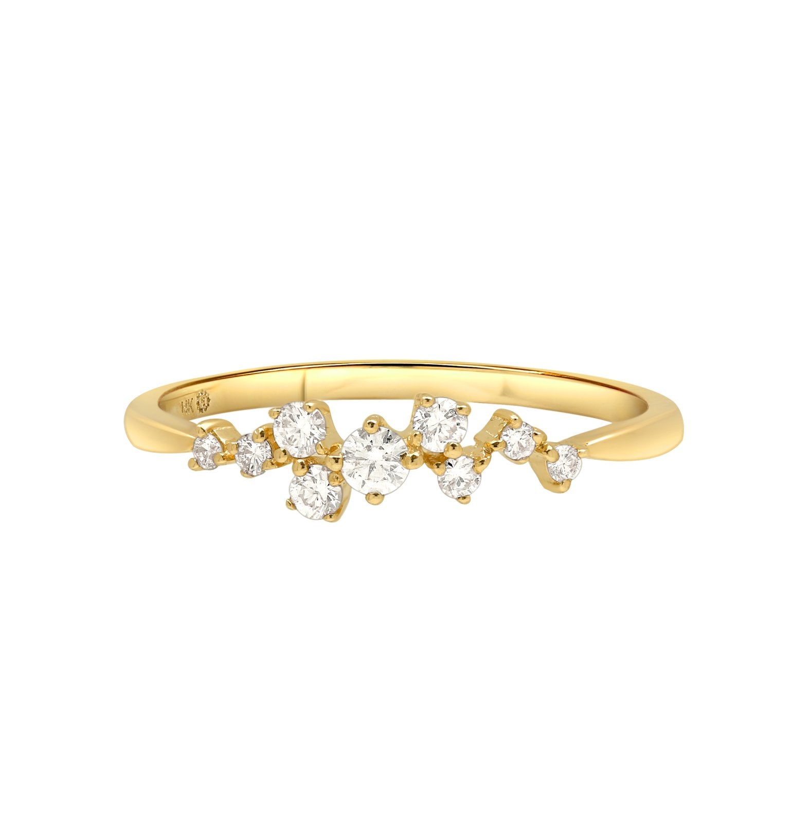 Diamond Cluster Half-Eternity Band Rings Estellacollection #product_description# 17368 14k Band Birthstone #tag4# #tag5# #tag6# #tag7# #tag8# #tag9# #tag10#
