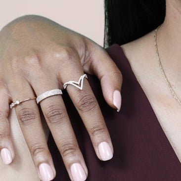 Double V Diamond Ring Rings Estellacollection #product_description# 17240 14k Diamond Gemstone #tag4# #tag5# #tag6# #tag7# #tag8# #tag9# #tag10# 6