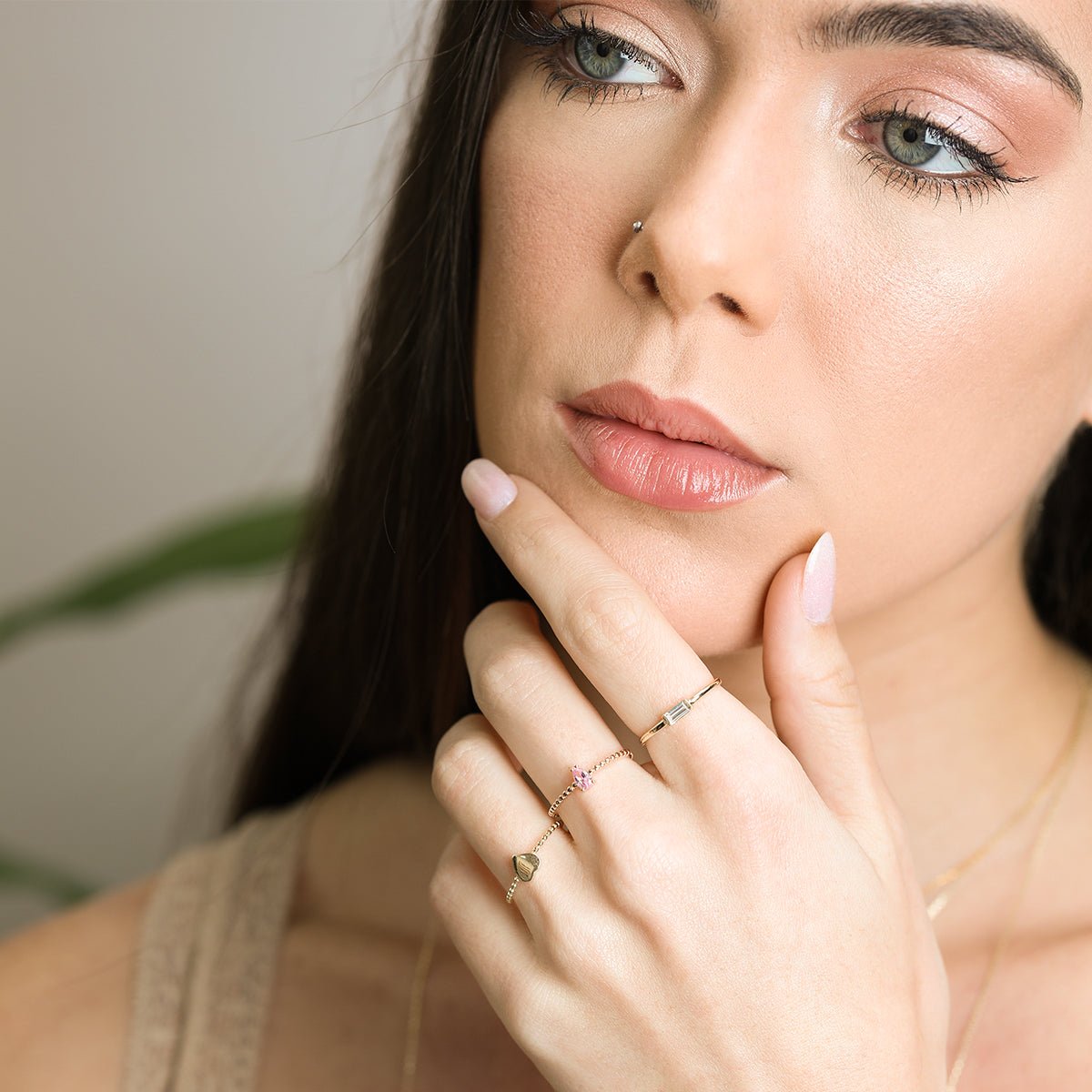 Heart Beaded Cocktail Ring Rings Estellacollection #product_description# 17755 14k Personalized Jewelry Ready to Ship #tag4# #tag5# #tag6# #tag7# #tag8# #tag9# #tag10# 14K Yellow Gold 6