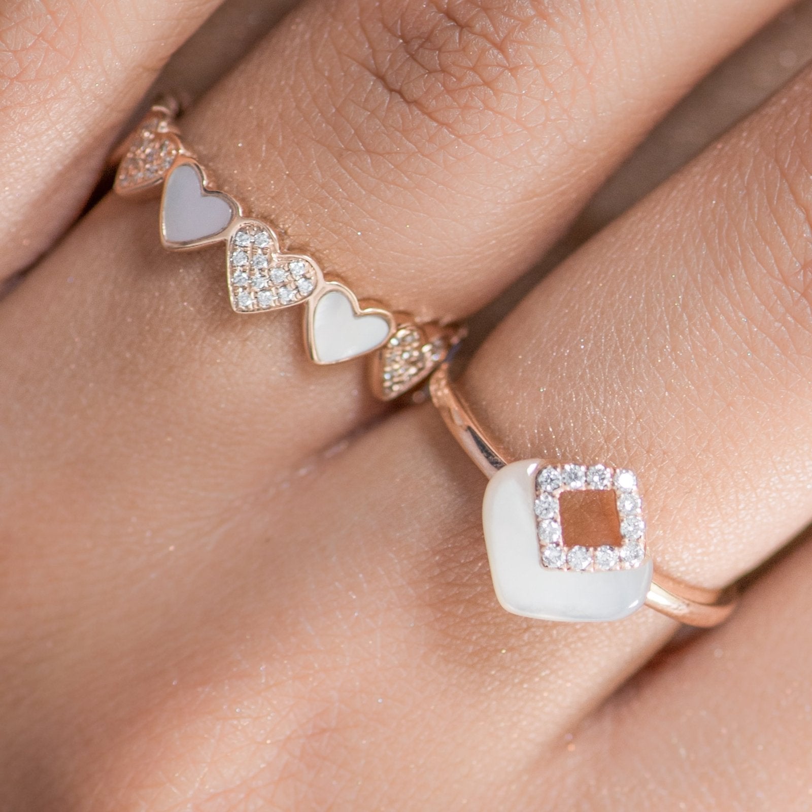 Mother of Pearl and Diamond Cutout Ring Rings Estellacollection #product_description# 17196 14k Birthstone Diamond #tag4# #tag5# #tag6# #tag7# #tag8# #tag9# #tag10# 6