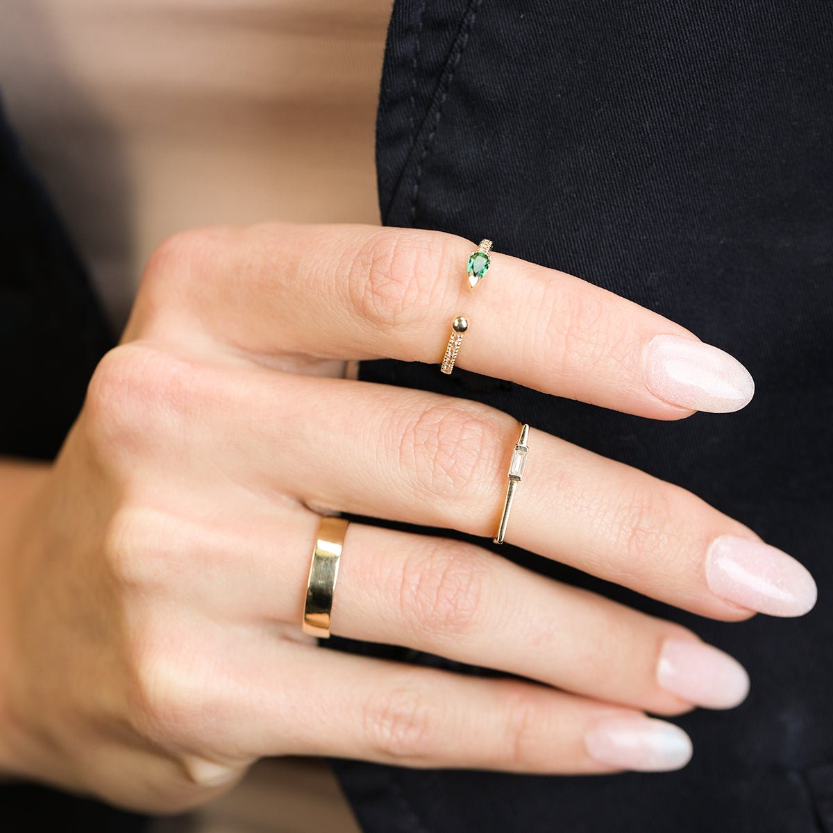 Sapphire Baguette Signet Ring Rings Estellacollection #product_description# 17732 14k Birthstone Gemstone #tag4# #tag5# #tag6# #tag7# #tag8# #tag9# #tag10# 6