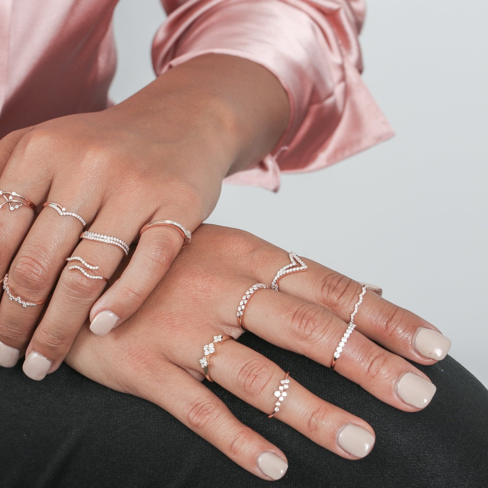 Two Row Diamond Ripple Ring Rings Estellacollection #product_description# 17262 14k April Birthstone Birthstone #tag4# #tag5# #tag6# #tag7# #tag8# #tag9# #tag10# 6